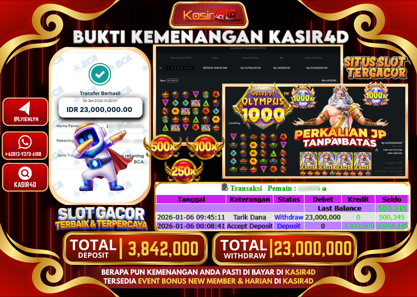 GAME PRAGMATIC PLAY GATES OF OLYMPUS 1000