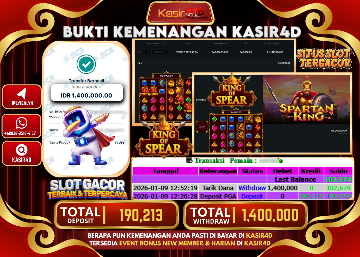 PRAGMATIC PLAY  KING OF SPEAR