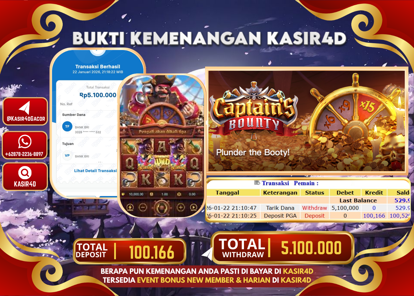 GAME PG SOFT CAPTAIN BOUNTY