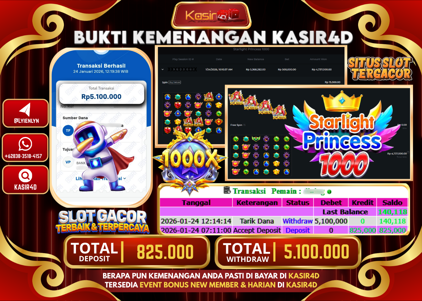 PRAGMATIC PLAY STARLIGHT PRINCESS 1000